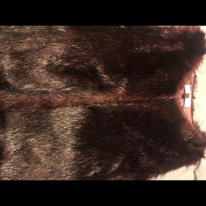 Fur vest worn 2 times.